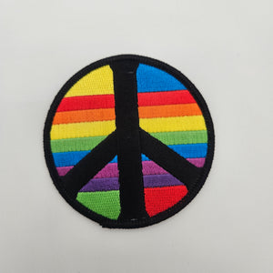 Rainbow Peace Sign Patch