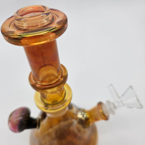 FireStarter Glass x Morningstar Glass Full Triple Maria Fumed beaker