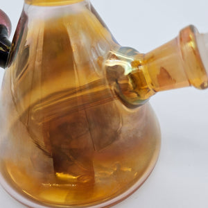 FireStarter Glass x Morningstar Glass Full Triple Maria Fumed beaker