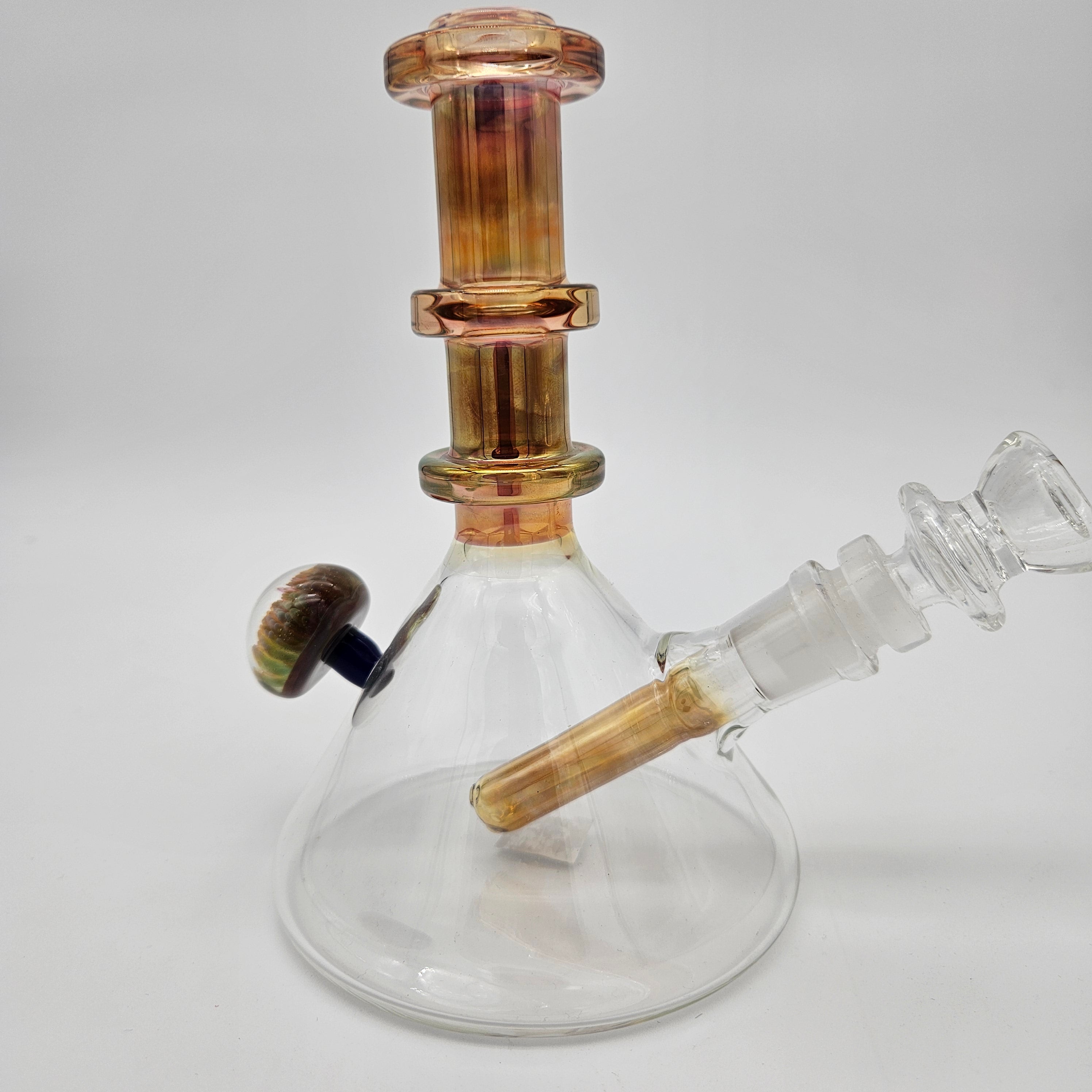 FireStarter Glass x Morningstar Glass Triple Maria Fumed beaker