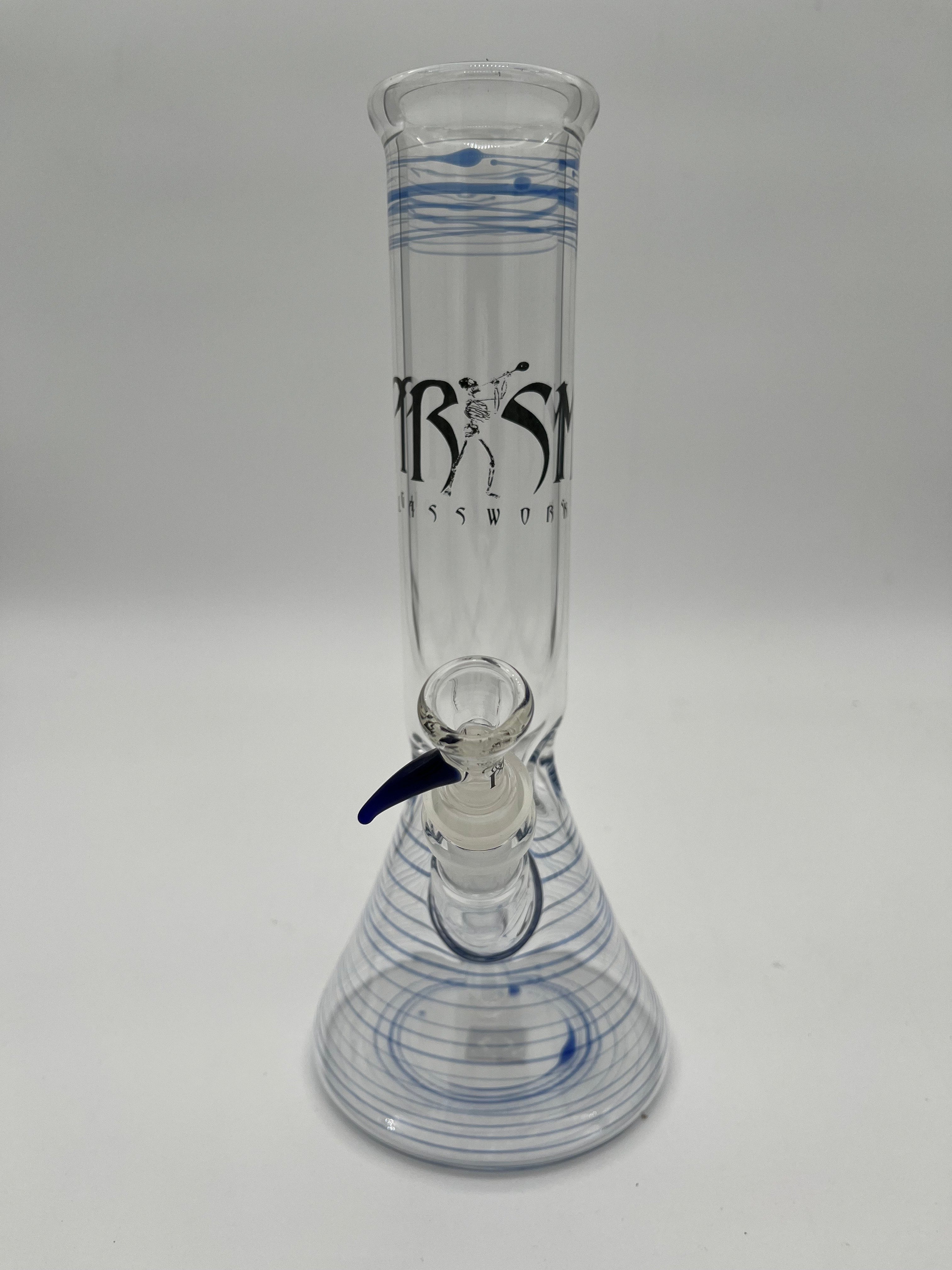 Prism Glassworks 11" Blue Beaker