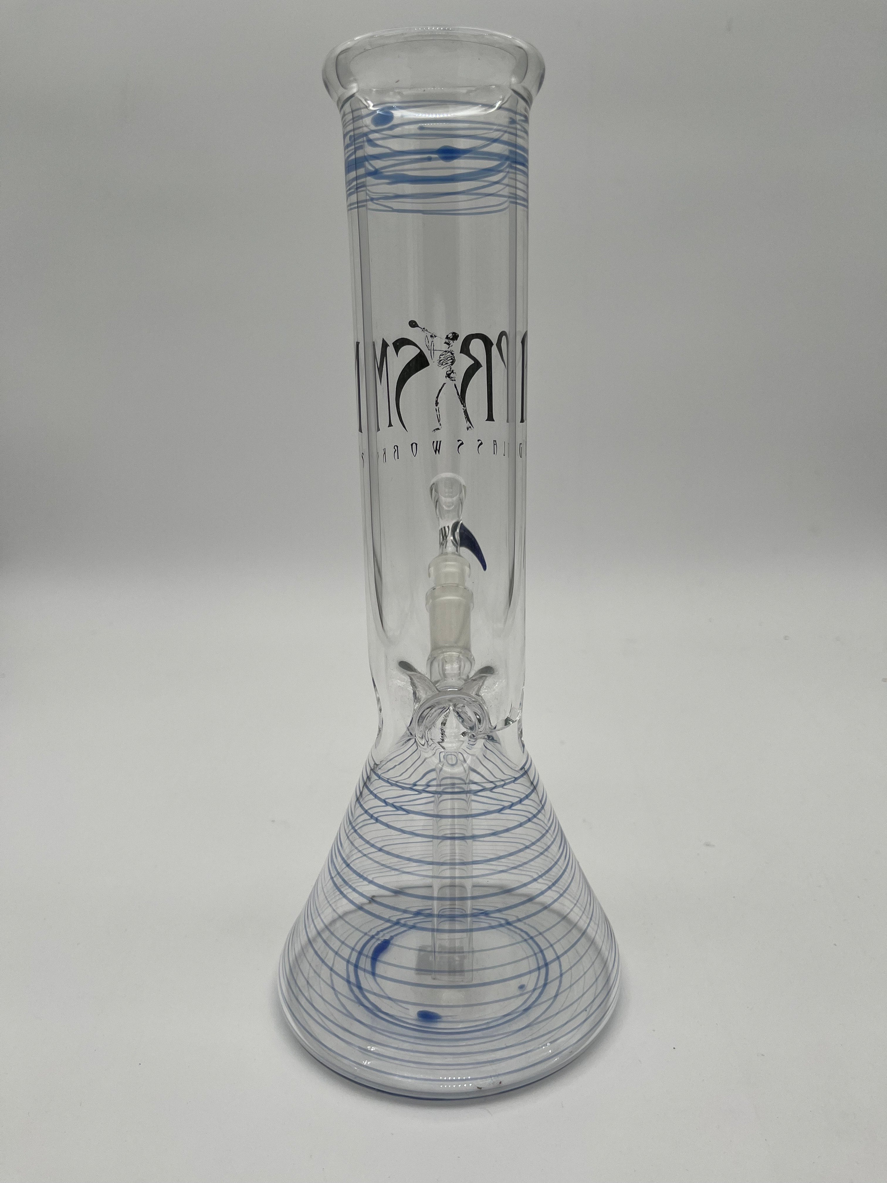 Prism Glassworks 11" Blue Beaker