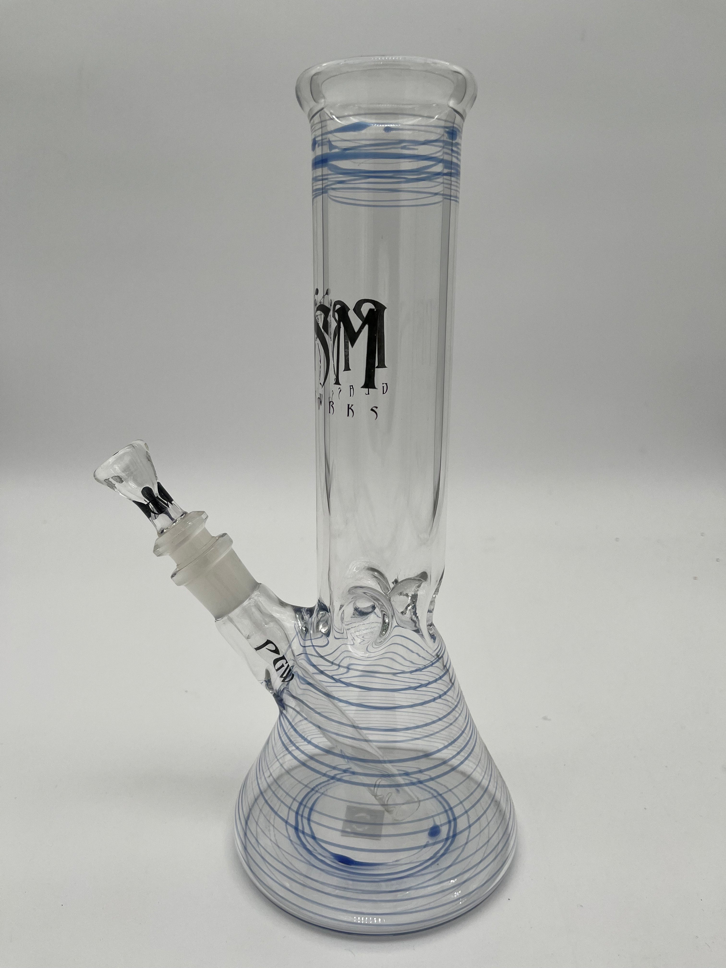 Prism Glassworks 11" Blue Beaker