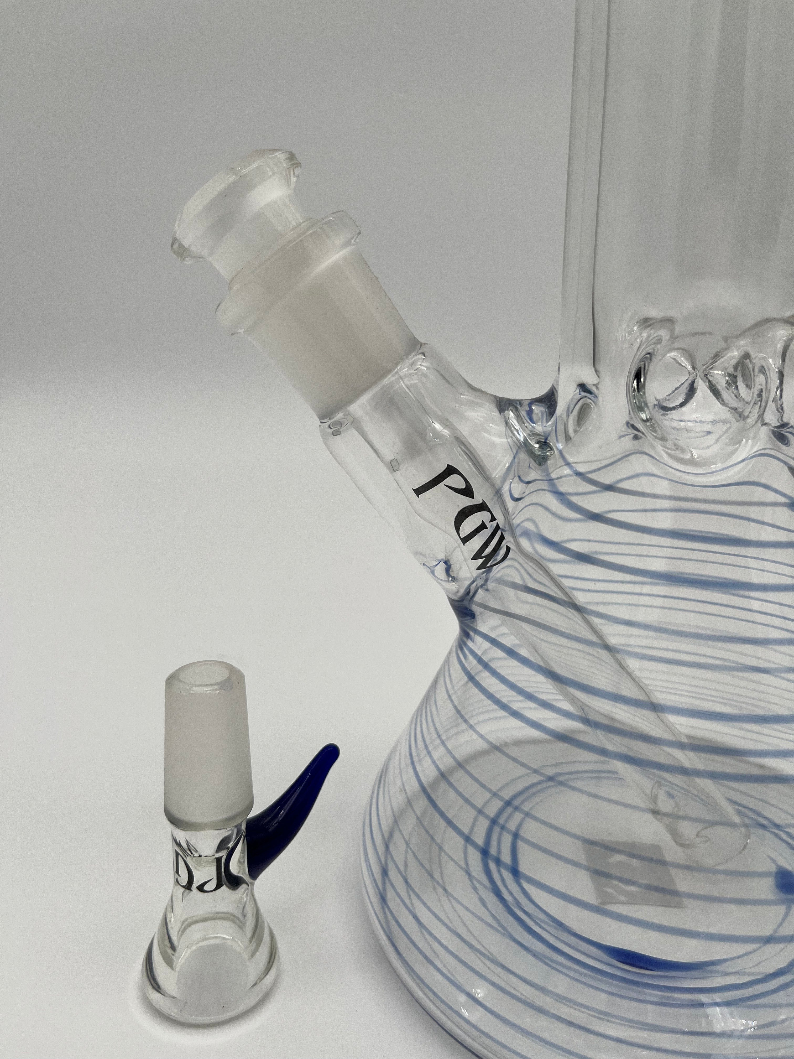 Prism Glassworks 11" Blue Beaker