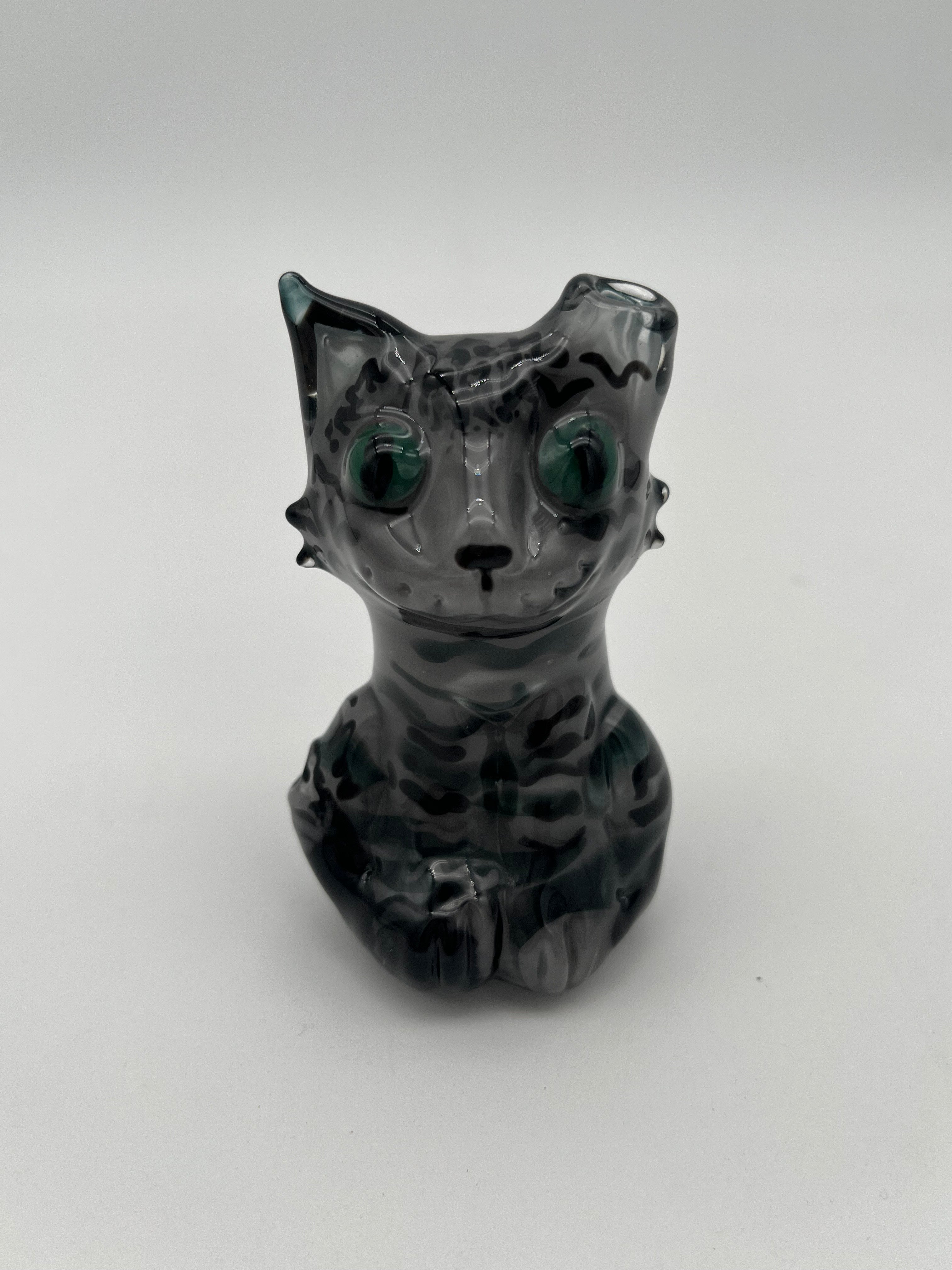 Freeways Glass Art Large Cat Handpipe