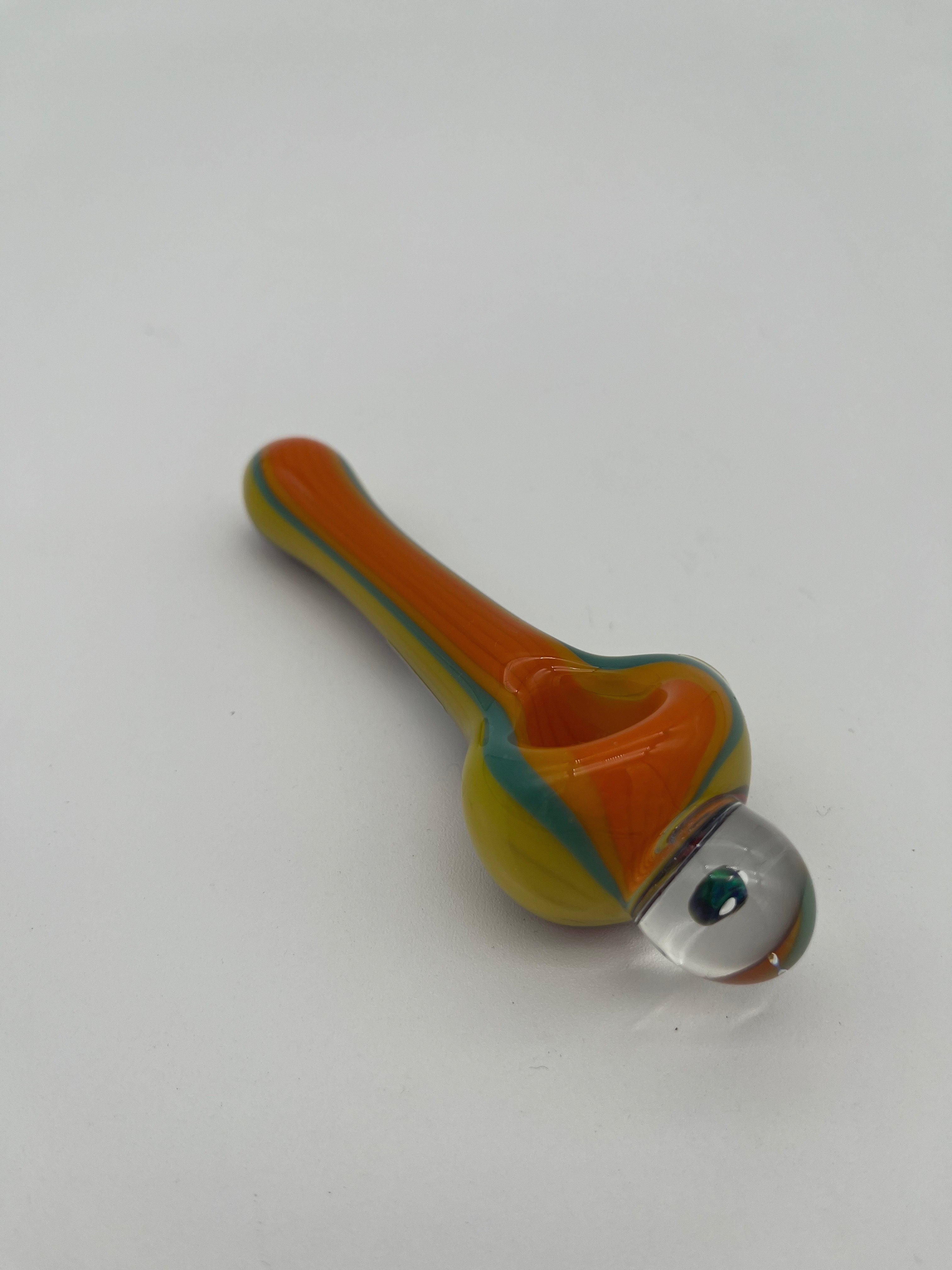 Ottone Glassworks Handpipe With Opal