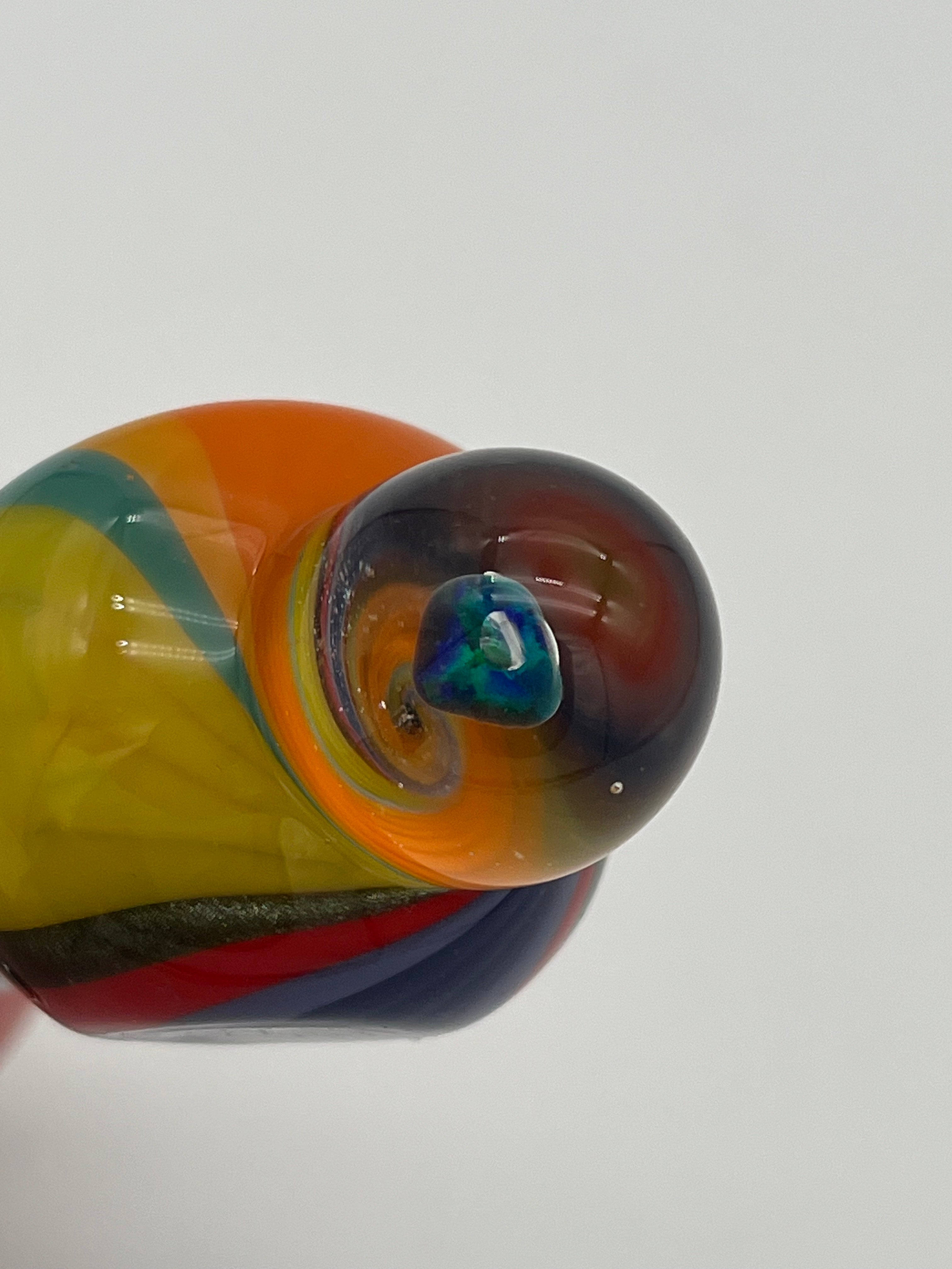 Ottone Glassworks Handpipe With Opal