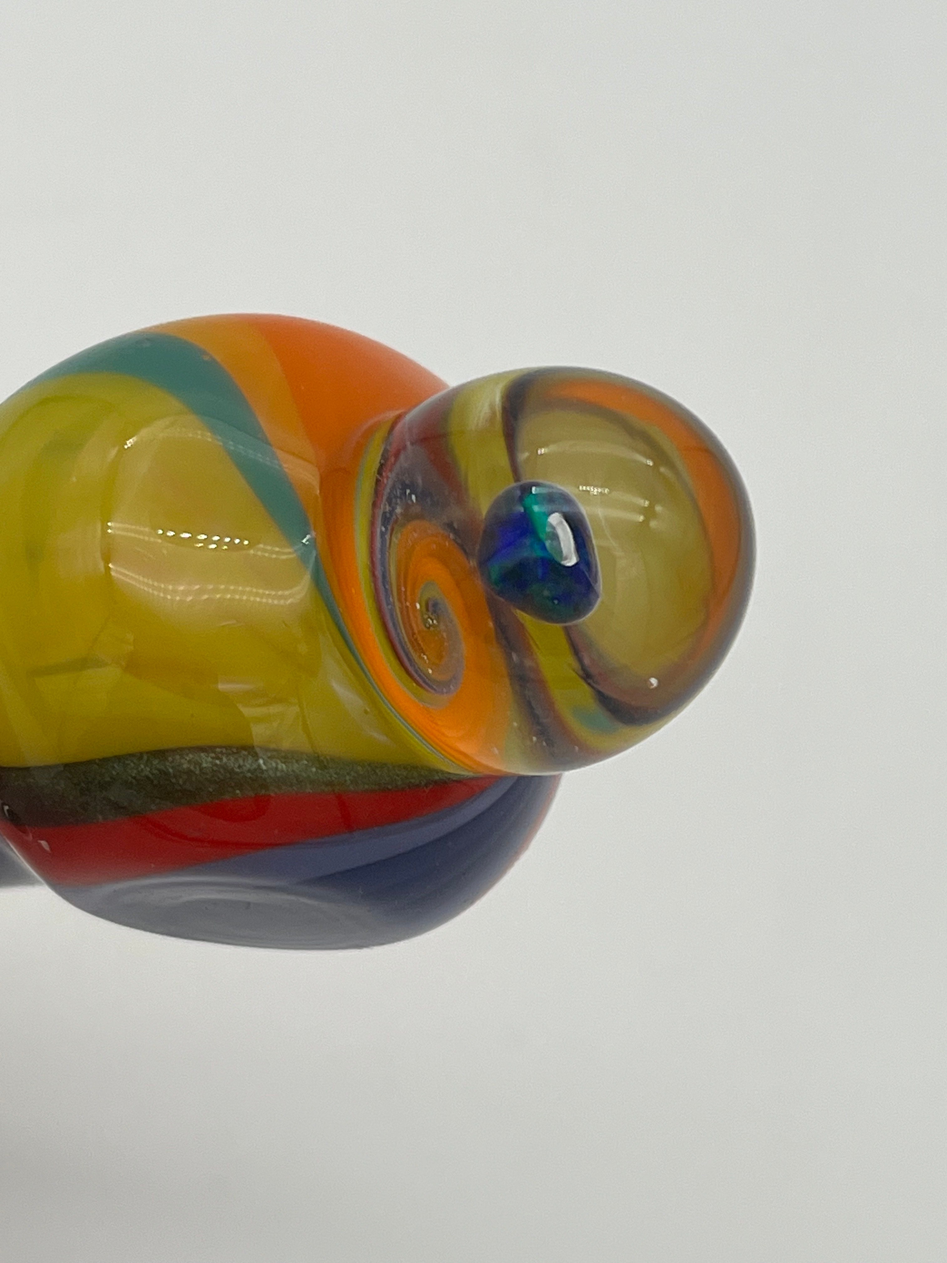 Ottone Glassworks Handpipe With Opal