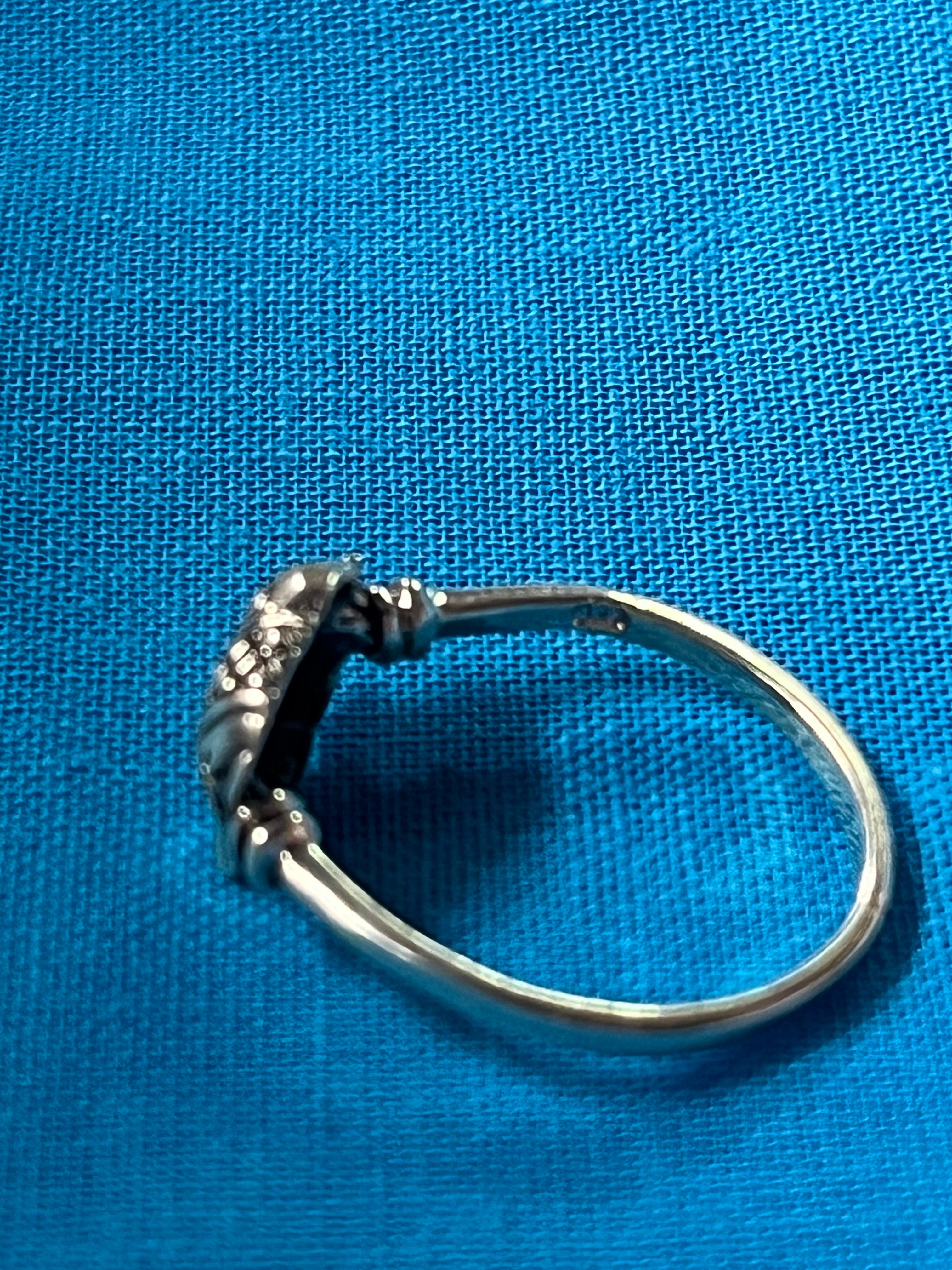 Elephant Silver Ring Size 8.5