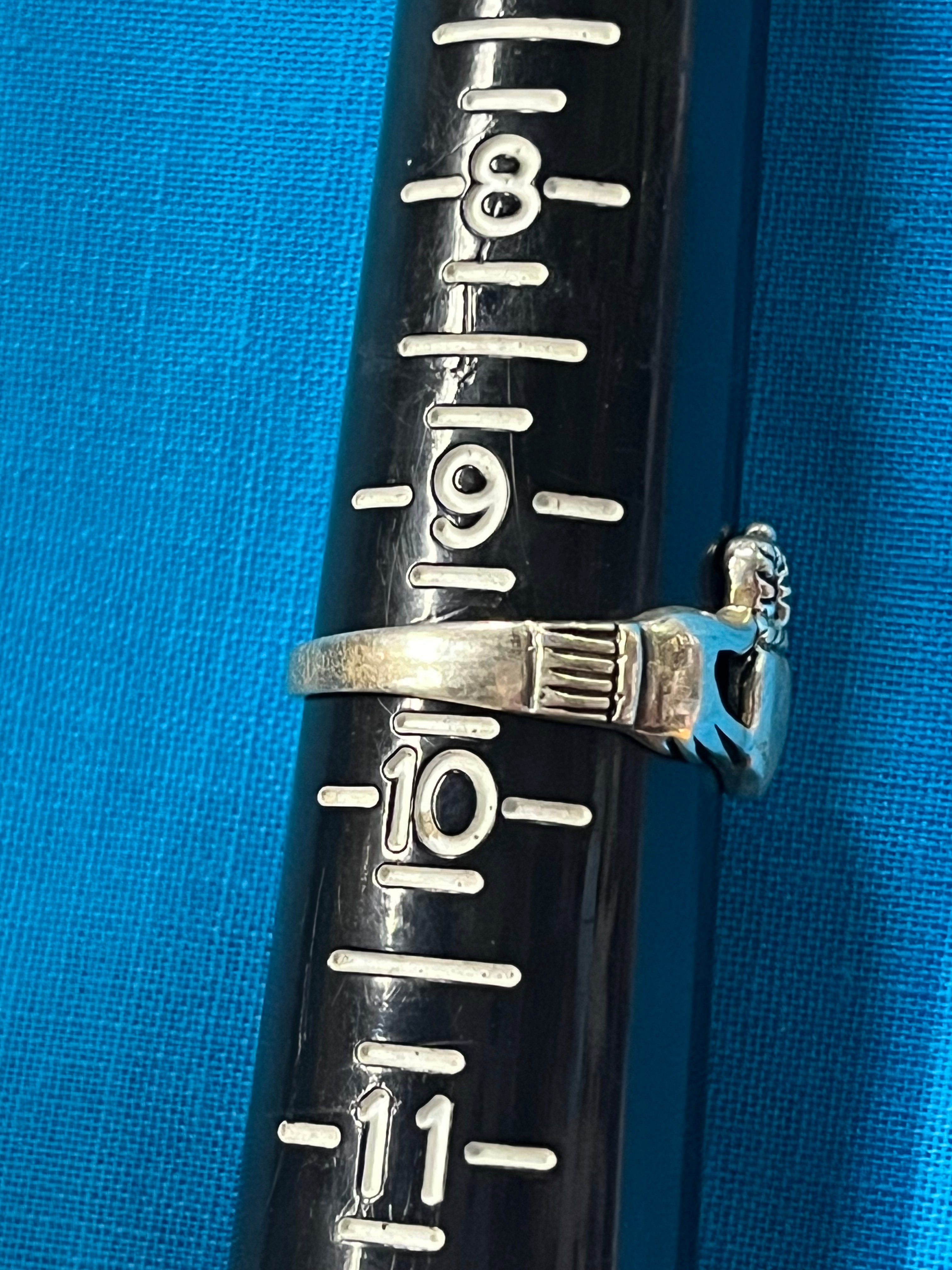 Claddagh/Celtic Silver Ring Size 9.5