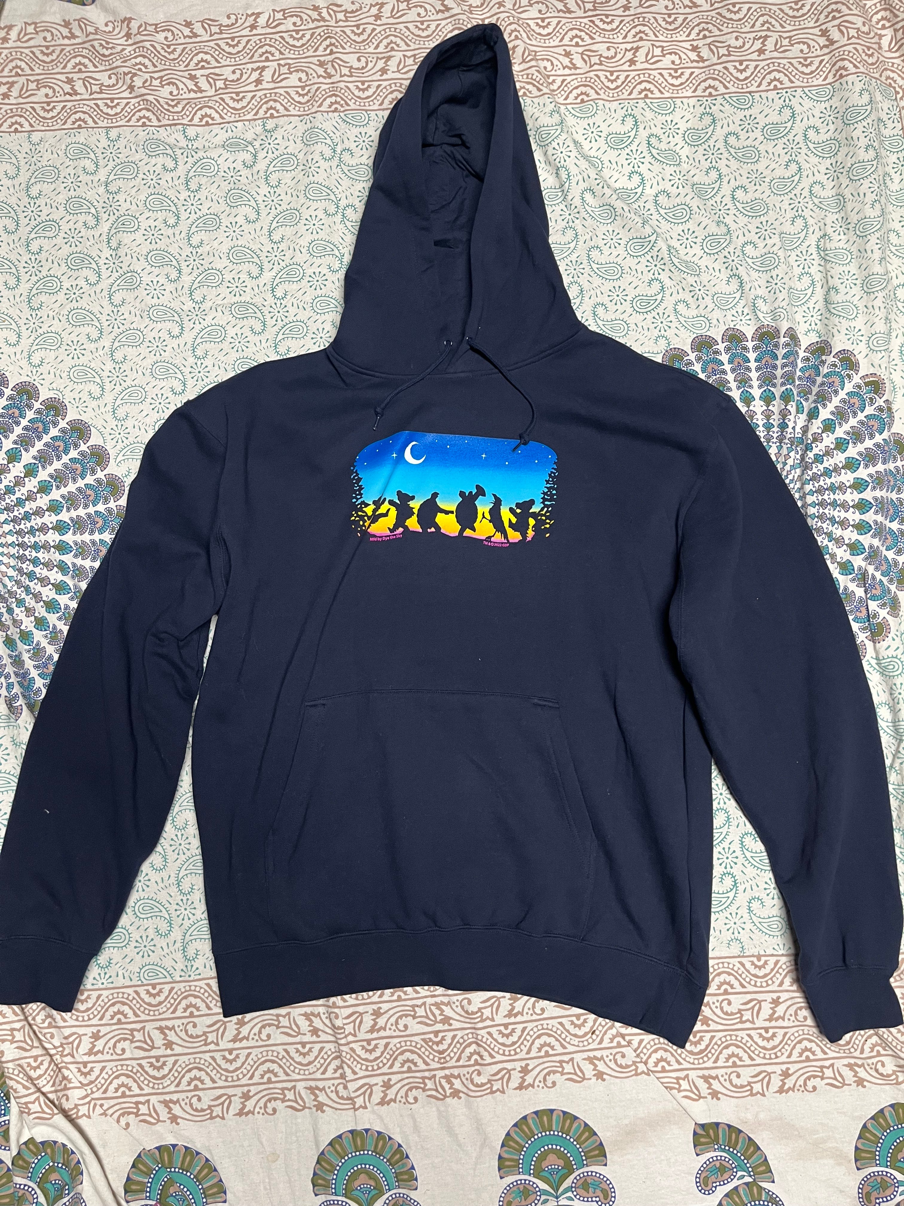 Grateful Dead Navy Blue Turtle Hoodie XL
