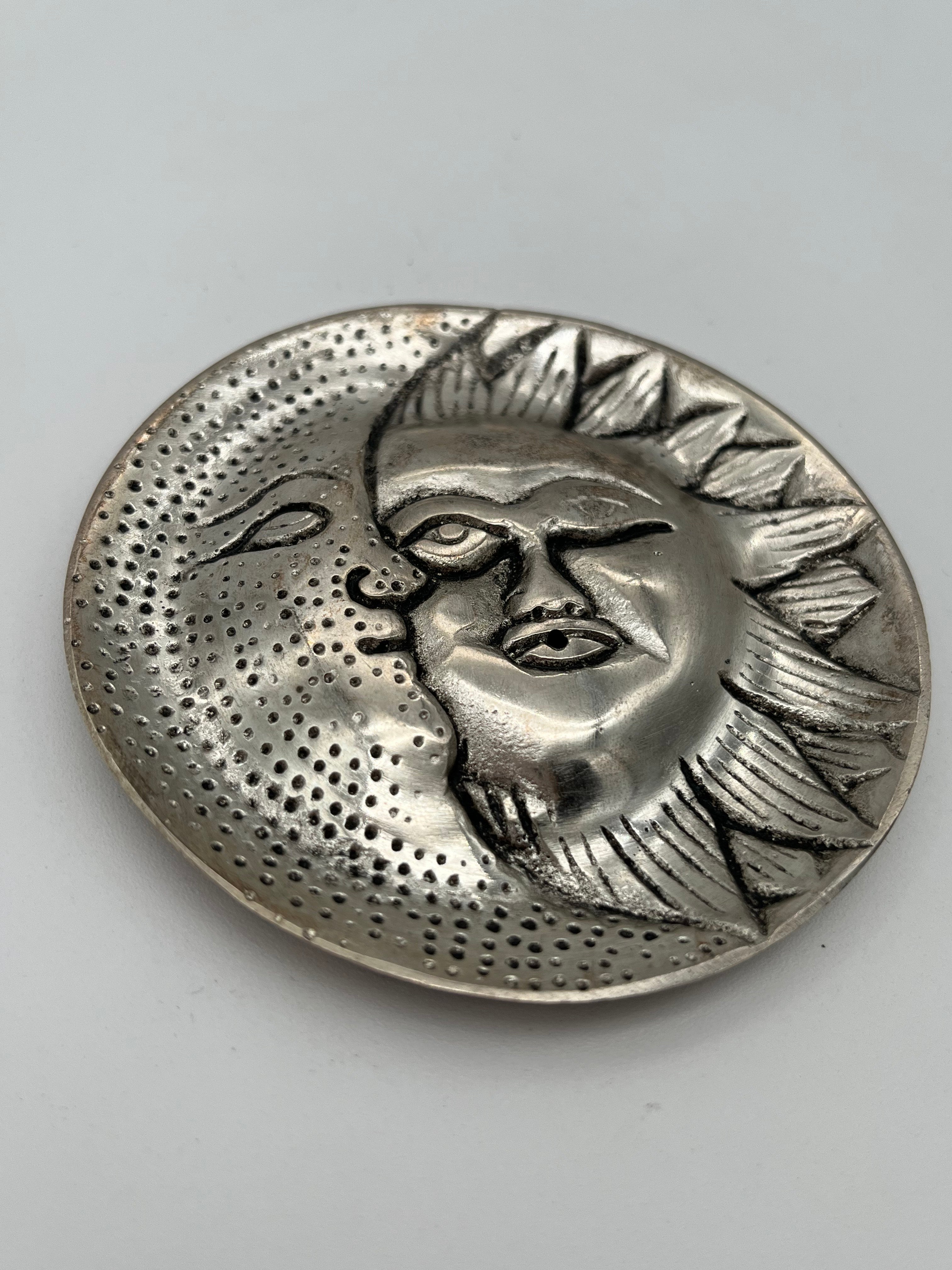 Sun & Moon Metal Incense Burner