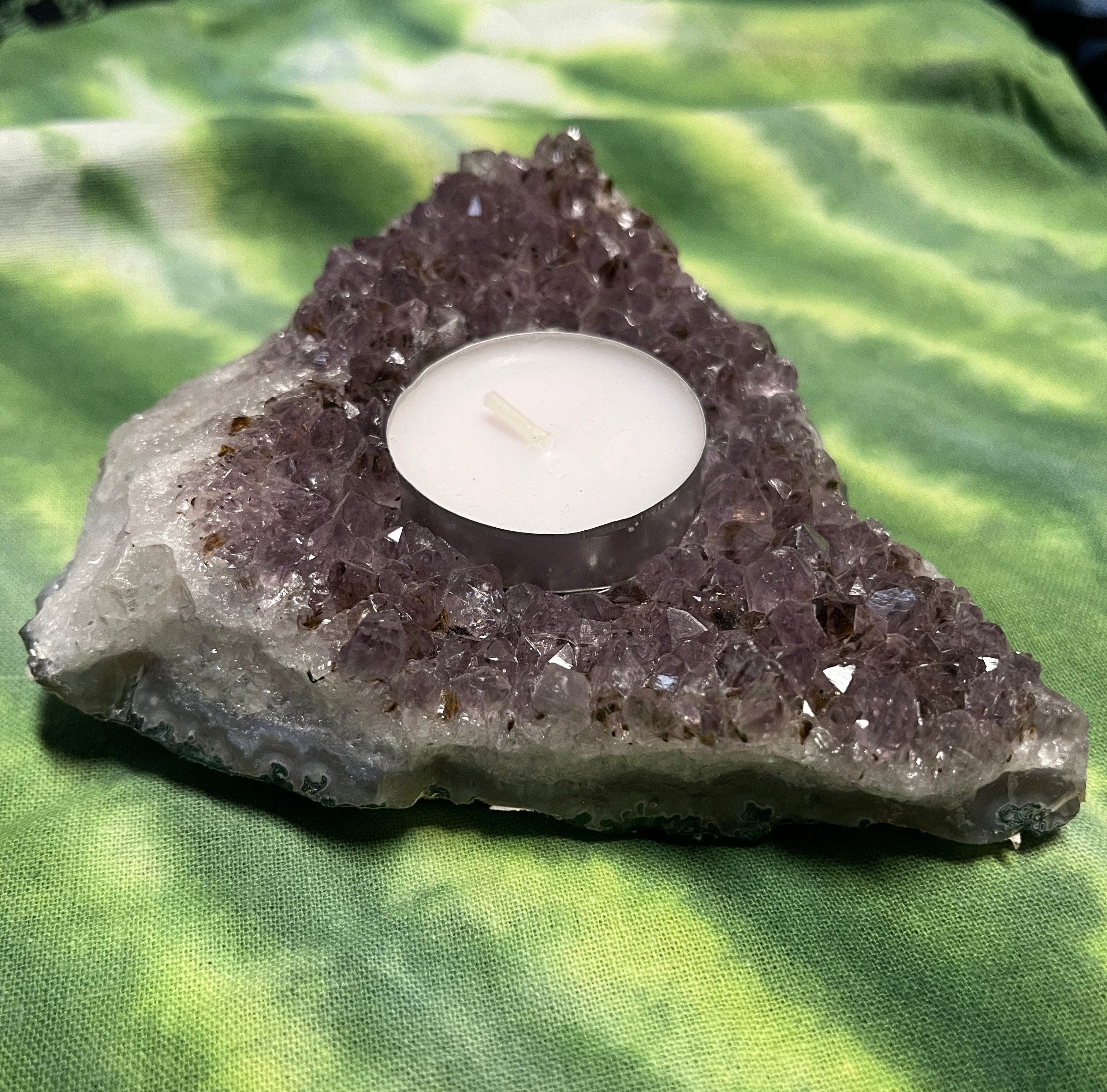 Amethyst Tealight Candle Holder