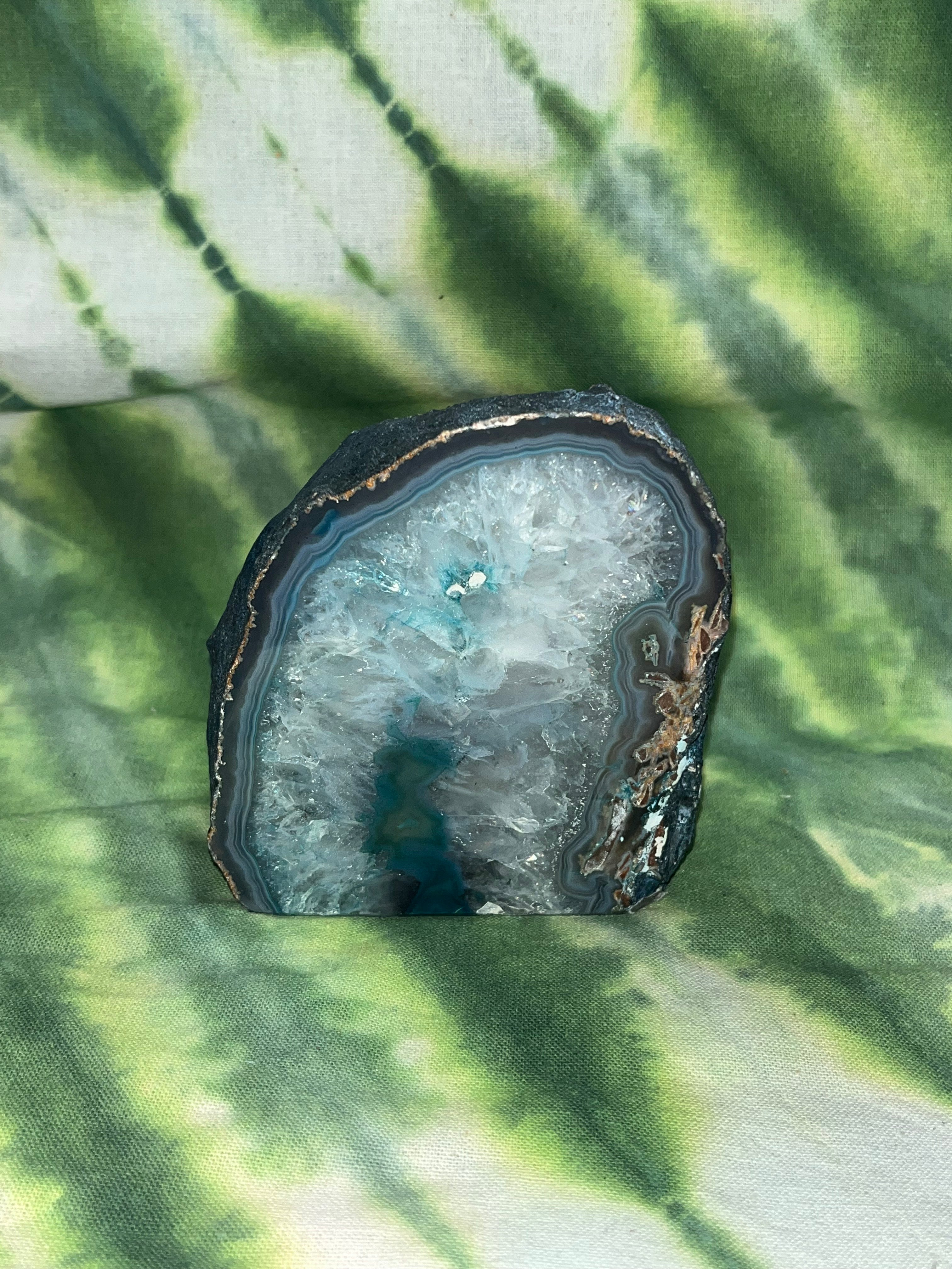 Blue Agate Tealight Candle Holder