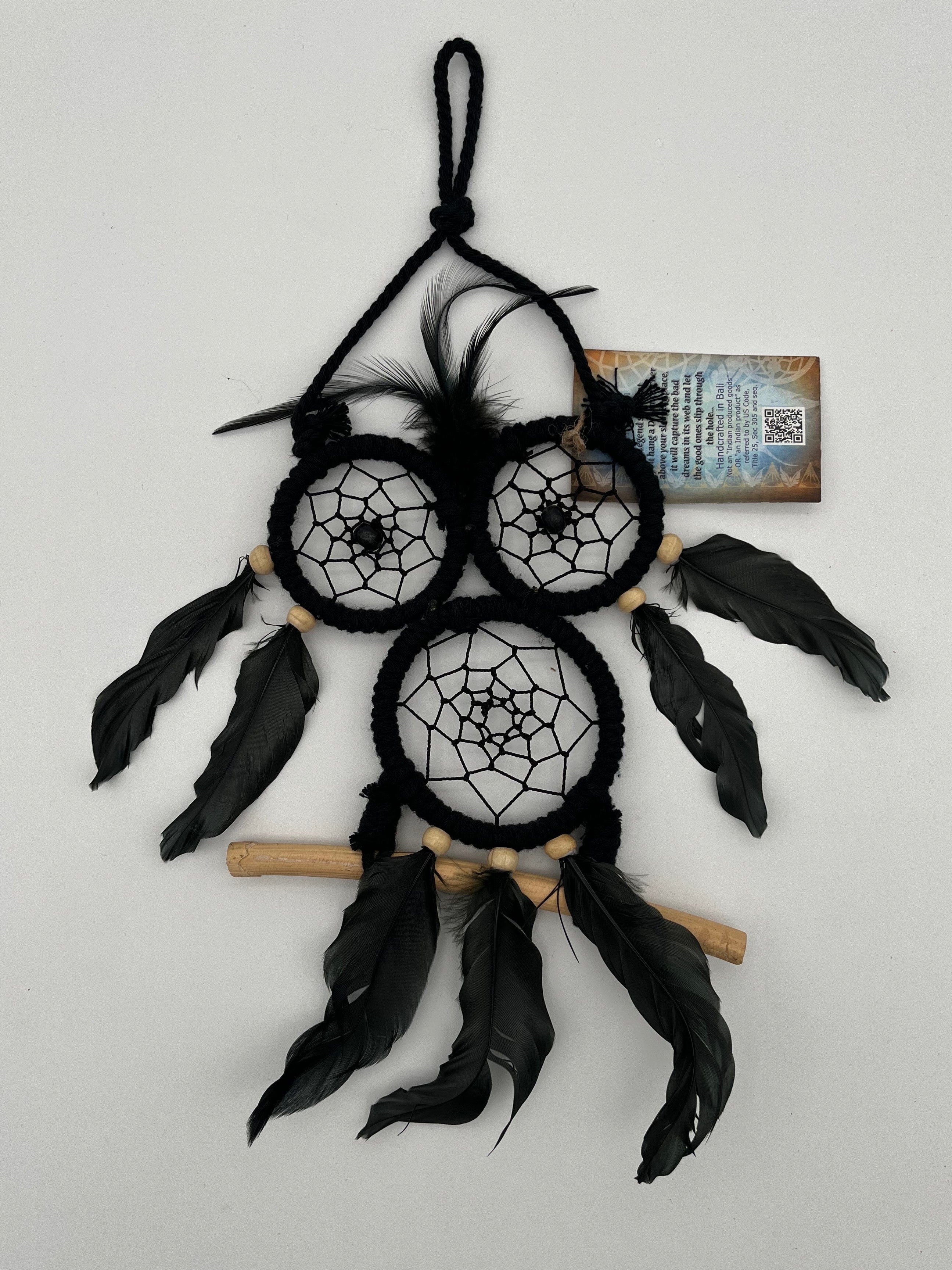 Black Multi Circle Dreamcatcher