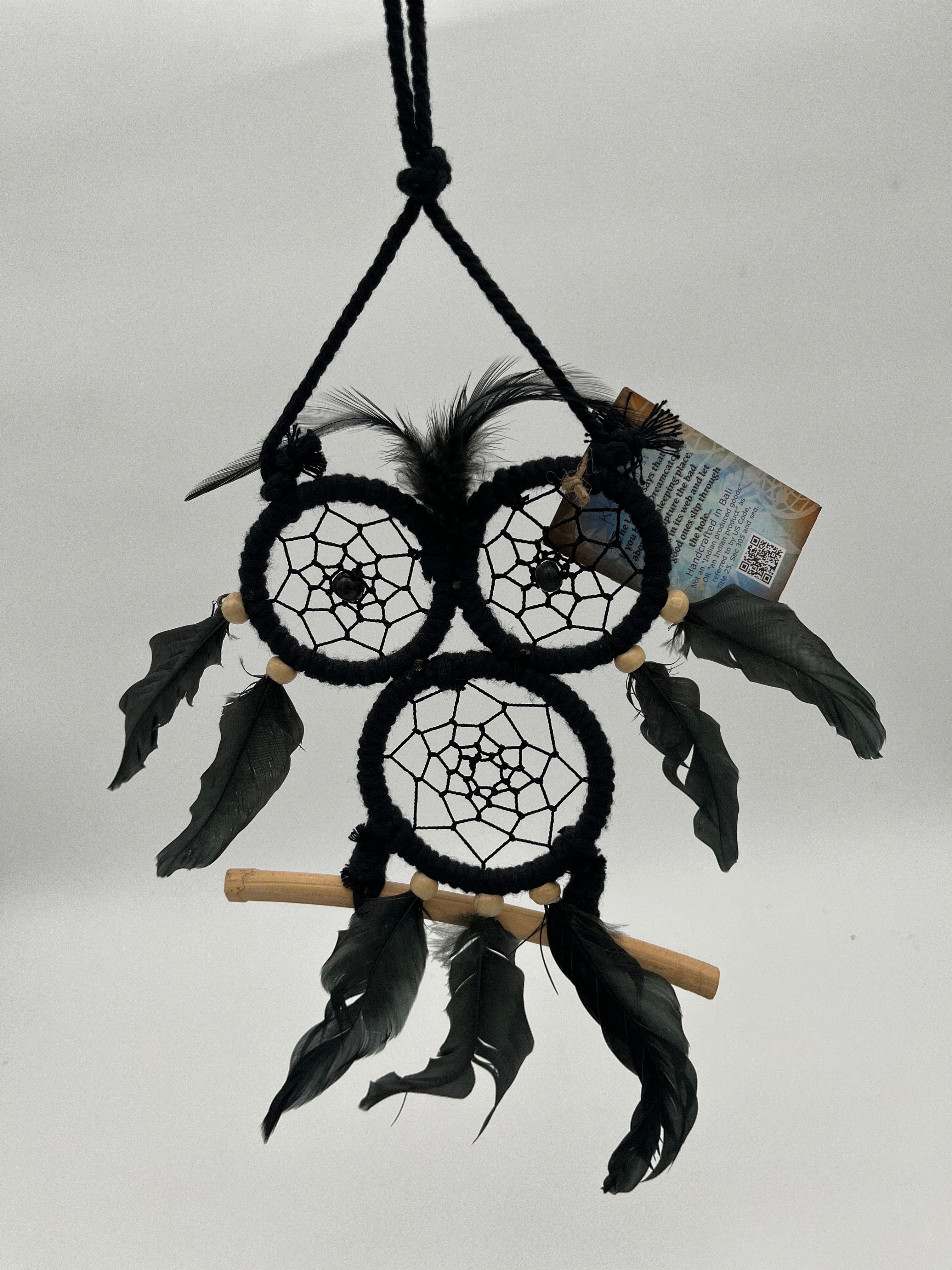 Black Multi Circle Dreamcatcher
