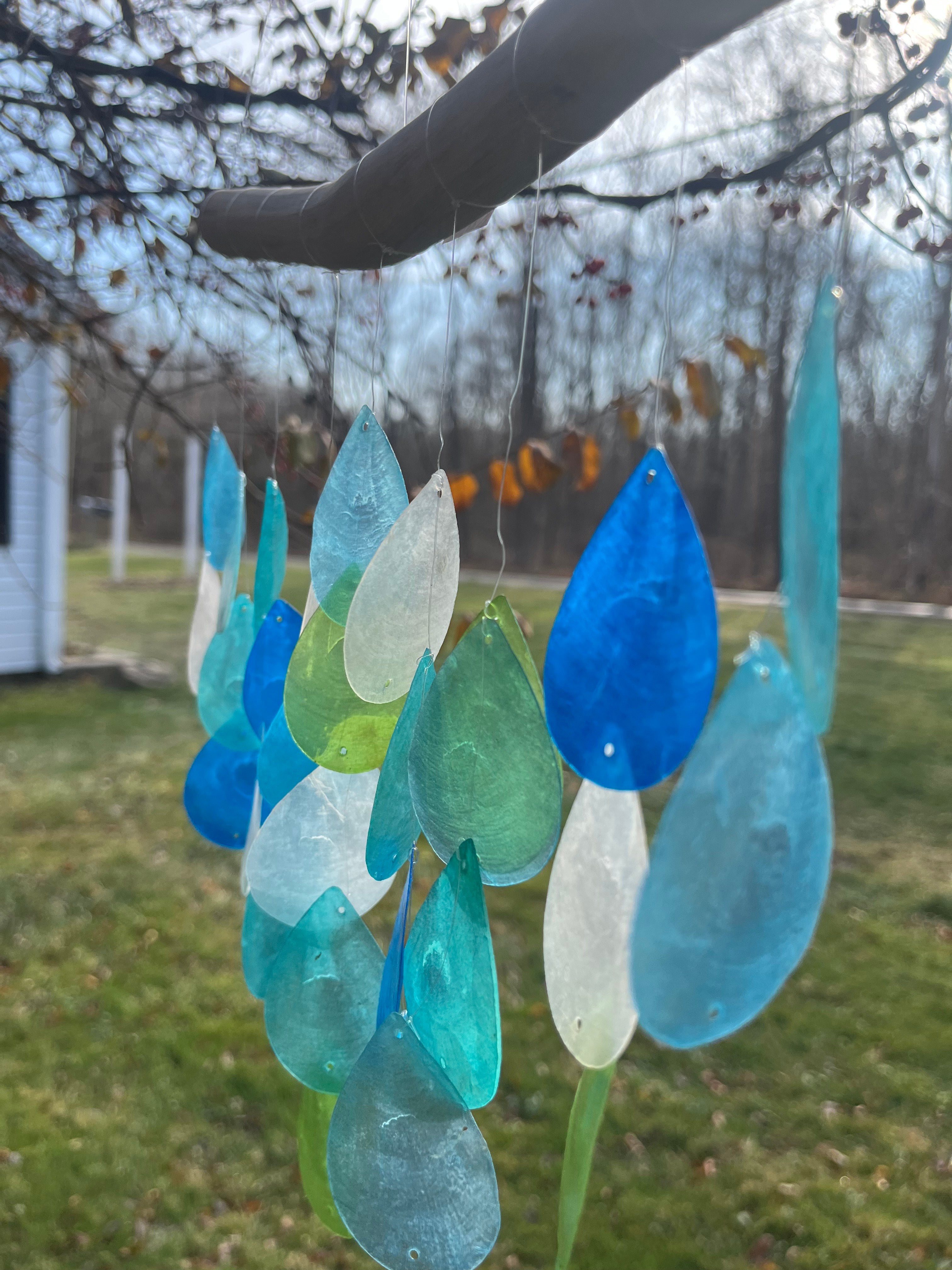 Beachy Shell & Wood Windchime