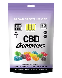 Bolt CBD Gummy Bear Bags