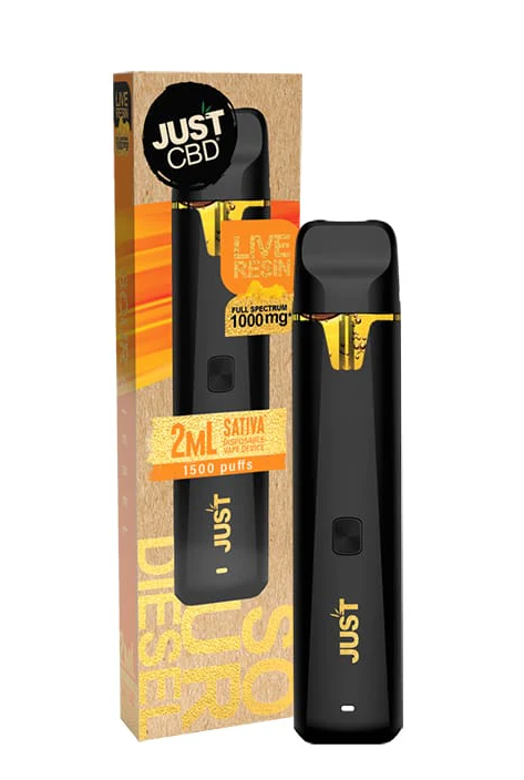 Just CBD 1000mg Hybrid CBD Full Spectrum Live Resin Disposable