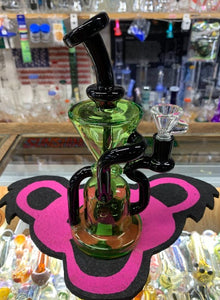 "The Humboldt" Green and Black Mav Glass Recycler
