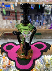 "The Humboldt" Green and Black Mav Glass Recycler