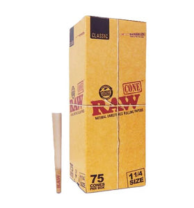 Raw 75 Pack Of Cones