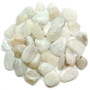 Tumbled Rainbow Moonstone