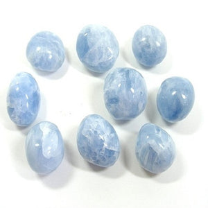 Tumbled Blue Calcite