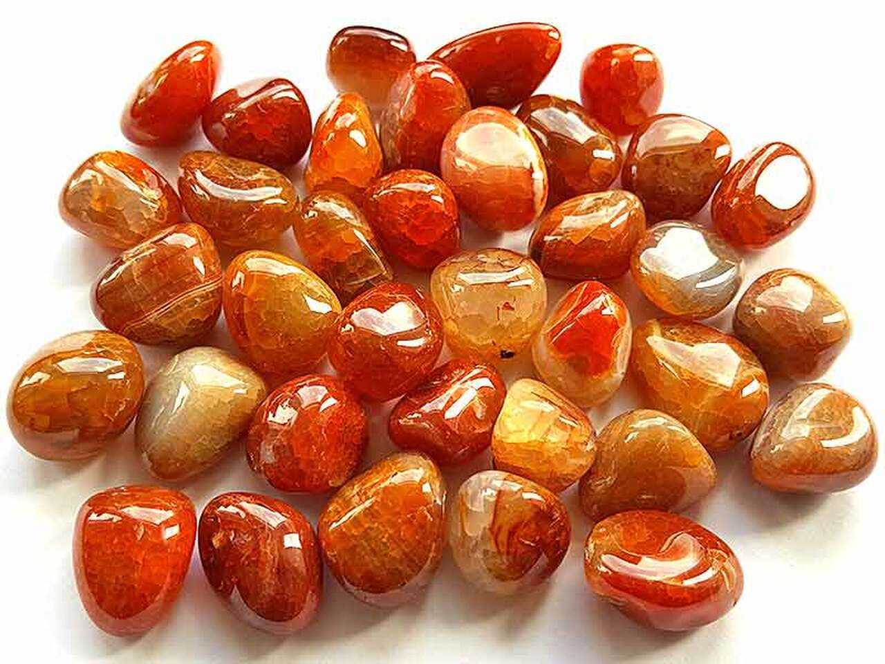 Tumbled Fire Agate