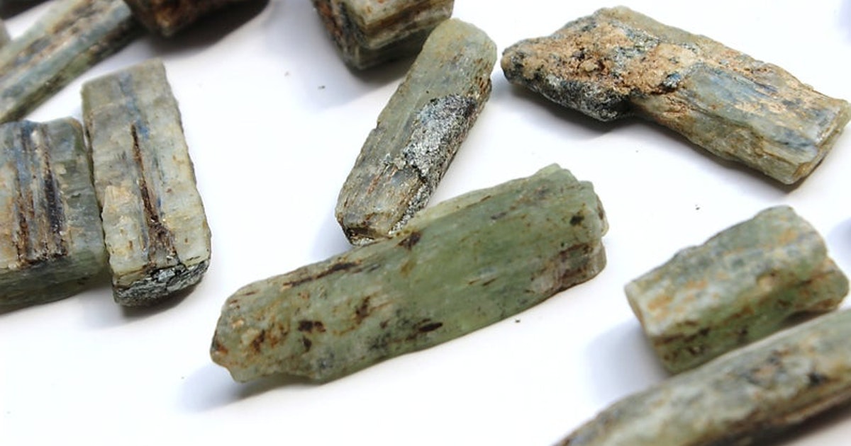 Rough Green Kyanite